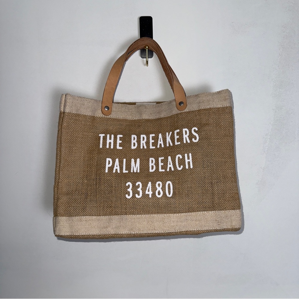 Apolis The Breakers Palm Beach Tan Tote Bag